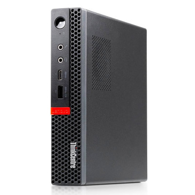 Ordenador Reacondicionado MINI LENOVO M920X / i5-8th / 8GB / 256Gb M.2 / Windows 11 Pro / Negro / Grado A / Sin cable trébol