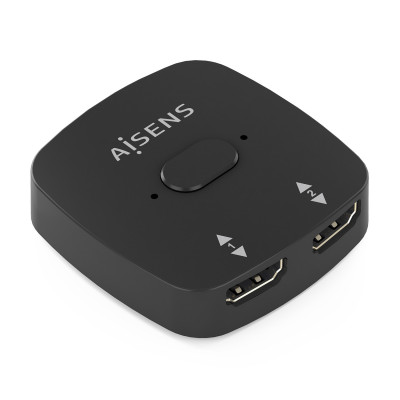 AISENS - HDMI CONMUTADOR SWITCH 4K@60HZ 2X1, NEGRO