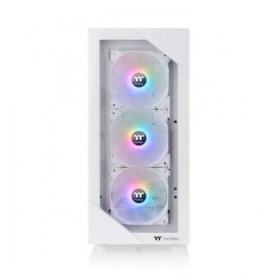 Caja ordenador gaming thermaltake view 200 tg snow atx 2 x usb 3.0 3 x 120mm argb