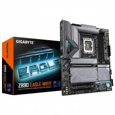 GIGABYTE Placa base Z890 EAGLE WIFI7 - Compatible con CPUs Intel Core Ultra (Serie 2), VRM de 14+1+2 fases, hasta 8800MHz DDR5 (OC), 1xPCIe 5.0 + 3xPC