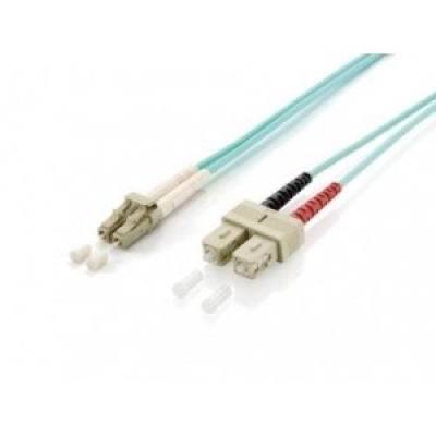 CABLE FIBRA OPTICA OM3 DUPLEX LIBRE HALOGENOS LC/SC 50/125u 0,5M 255319