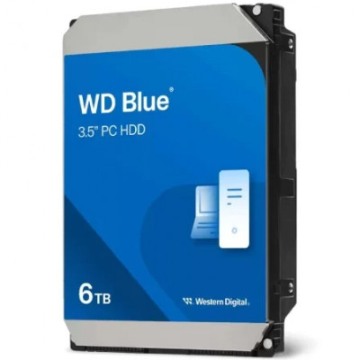 Disco Duro Western Digital WD Blue PC Desktop 6TB/ 3.5/ SATA III/ 256MB