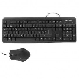 Pack Teclado + Ratón Coolbox, USB, con cable