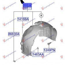 PASARUEDA DELANTERA(O)