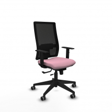 Piqueras y Crespo Horna traslack malla negra bali rosa brazos 1D base piramidal ruedas 65mm engomadas