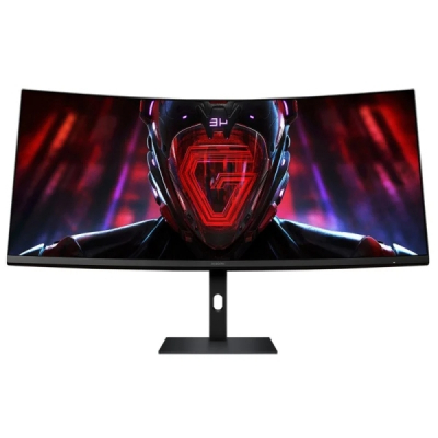 Xiaomi G34WQi Monitor Gaming 34 Curvo LED UltraWide QHD 180Hz FreeSync Premium - Respuesta 1ms - Relacion de Aspecto 21:9 - Angulo de Vision de 178° - HDMI, DisplayPort - VESA 75x75mm