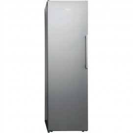 Congelador vertical Hotpoint Ariston UH8 F2C X, 187.5 x 59.5 x 63 cm, No Frost, clase E, 242 kWh año, 41dB, 263 litros, puerta reversible, inox