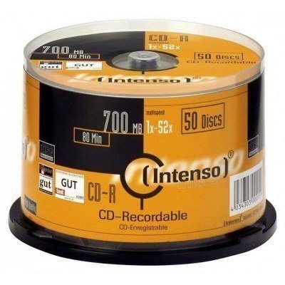 CD-R INTENSO 700 MB/80 Min 52X CAKEBOX 50