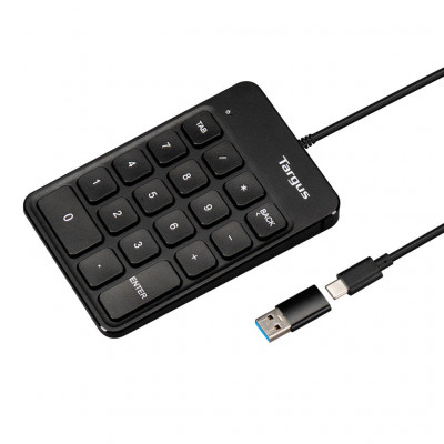 AKP13GL teclado numérico Universal USB Negro