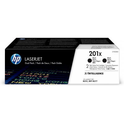 Tóner Original HP nº201X XL Alta Capacidad Multipack/ 2x Negro