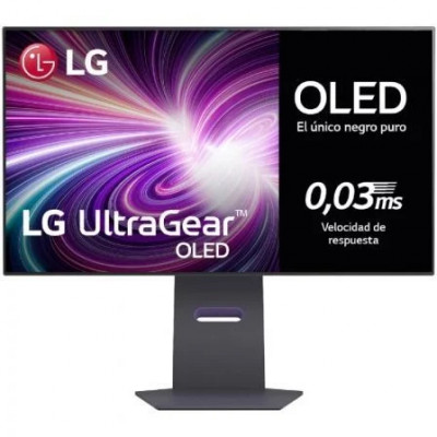 Monitor Gaming LG UltraGear 32GS95UV-B 31.5/ 4K/ 0.03ms/ 240Hz/ OLED/ Multimedia/ Regulable en altura/ Negro
