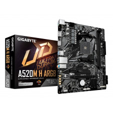 TARJETA MADRE GIGABYTE A520M H ARGB AM4 MICRO-ATX DDR4