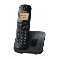 Panasonic KX-TGC250 Teléfono DECT Identificador de llamadas Negro