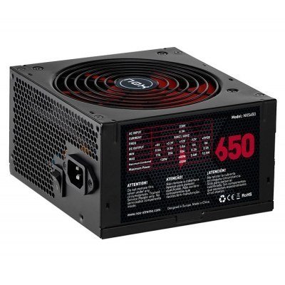 Fuente alimentacion nox nx650 atx 650w negro