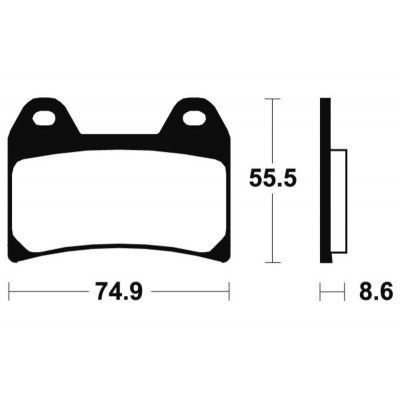 TECNIUM Sintered Metal Brake Pads - MTR206 MTR206