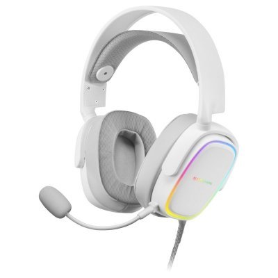 Auriculares Gaming con Micrófono Mars Gaming MHAW/ Jack 3.5/ USB 2.0/ Blancos