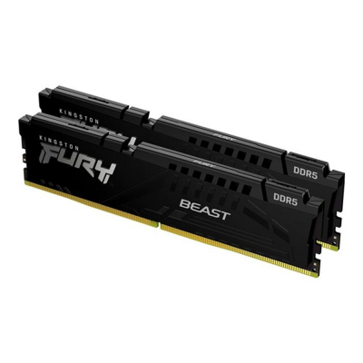 Memoria ram ddr5 64gb 2x32gb kingston - 6000 mhz - pc5 - 48000 - fury beast - cl30 - 1.4v