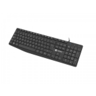 TECLADO NATEC NAUTILUS SLIM LAYOUT USB NEGRO