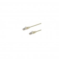 StarTech.com Cable de red CAT6 UTP Delgado con Conectores RJ45 sin Enganches - 1M Gris