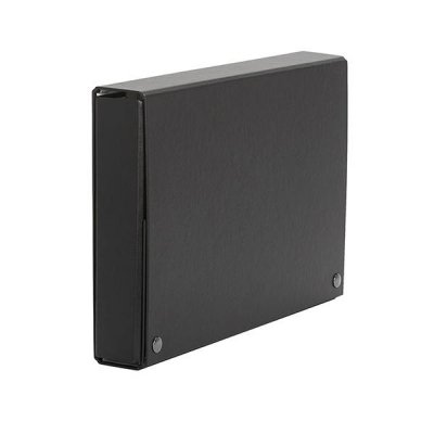 PARDO Caja de proyectos con broches extra forrado lomo 30mm 320x245m negro