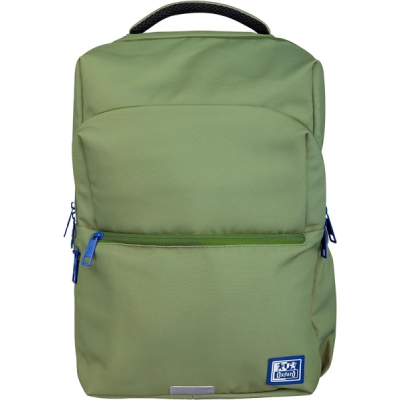 Oxford B-Ready Mochila 28L - Tamaño 42x30x15cm - Bolsillo acolchado - Asa Superior - Poliester Reciclado RPET - Color Verde