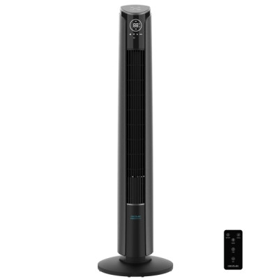 Cecotec EnergySilence 9250 Skyline Smart Tilt Ventilador de Torre de 42 - 45W - Control Tactil - 3 Velocidades - 4 Modos - Temporizador - Inclinacion Ajustable - Oscilante - Color Gris Oscuro