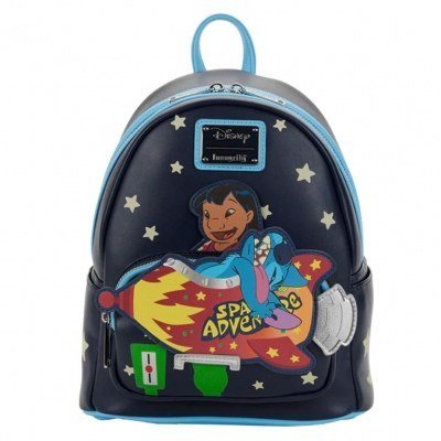 Mochila loungefly disney lilo & stitch aventura espacial lilo & stitch mini backpack