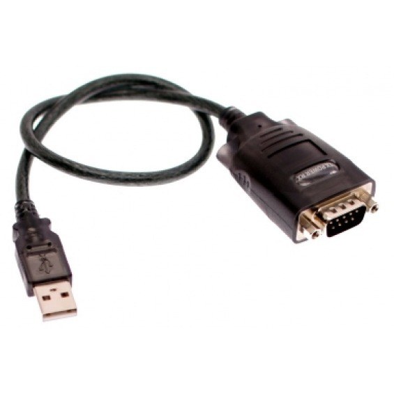 Ewent EW1116 cable de serie Negro 1,5 m USB 9 Sub-D