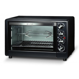 Horno compacto de sobremesa Grunkel HR48RMRUSTI, 48 litros, 2200W, negro