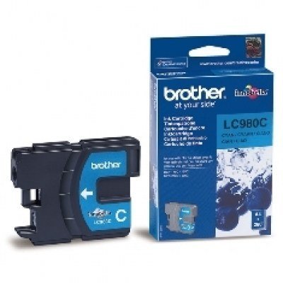 Cartucho tinta brother lc980c cian 260 paginas dcp - 165c - dcp - 195c - dcp - 375cw - mfc - 250c - mfc - 255cw