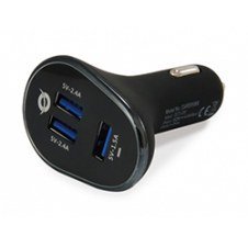Cargador Coche Conceptronic 3usb-a 31.5w