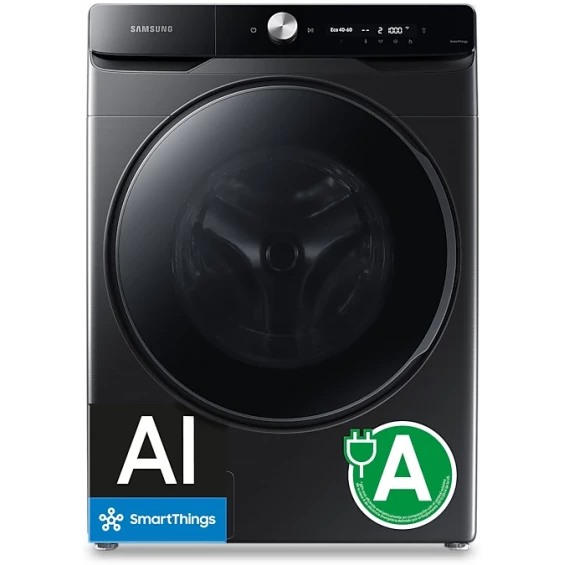 Lavadora Samsung WF20DG8650BVU3, 20 kg, 1000 rpm, clase A, negro