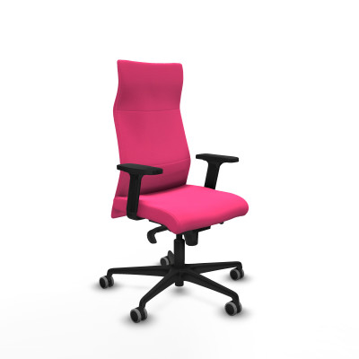 Albacete dirección sincro similpiel rosa brazos 2D base nailon ruedas 65 engomadas