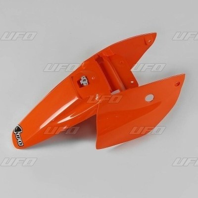 Guardabarros trasero UFO con paneles laterales KTM naranja KT03073-127 KT03073#127