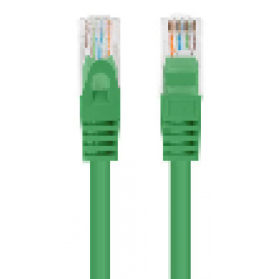 CABLE RED LANBERG LATIGUILLO CAT.6 UTP 7.5M VERDE FLUKE PASSED