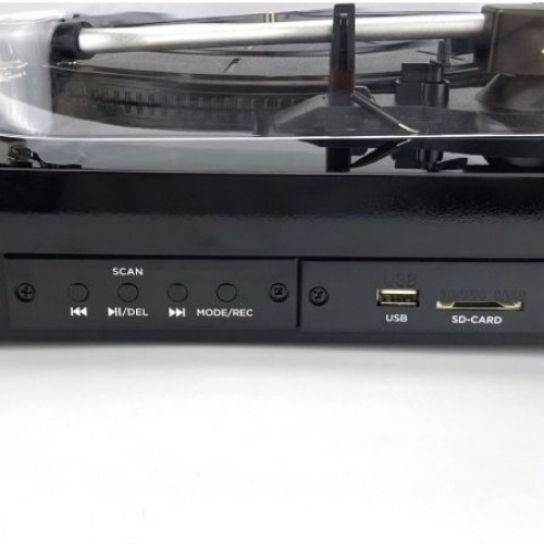 Aiwa APX-680BT Tocadiscos Bluetooth Negro