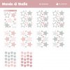 Vinilo de estrellas infantiles rosa · Mondo di Stelle MC422-042