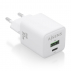 Aisens - Cargador Gan 30W, 1Xusb-C Pd3.0 Qc4.0, 1Xusb-A Qc3.0, Blanco