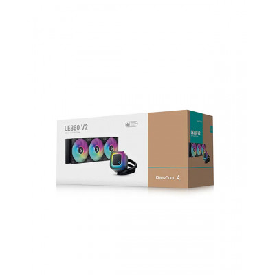 Kit refrigeracion liquida deepcool le360 v2 zero 3x 120mm negro