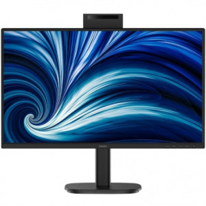 Monitor Philips 24B2N3200JH/00, 23,8 pulgadas, Full HD, IPS, 120 Hz, 4 ms GtG, webcam, Windows Hello, altura regulable, altavoces, HDMI, negro