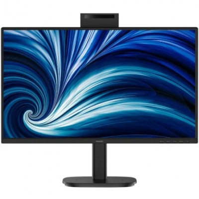 Monitor Profesional Philips 24B2N3200JH 23.8/ Full HD/ Webcam/ Multimedia/ Regulable en altura/ Negro