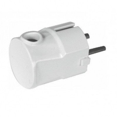 Clavija Red Schuko Macho 4,8mm Lateral 16A BLANCO