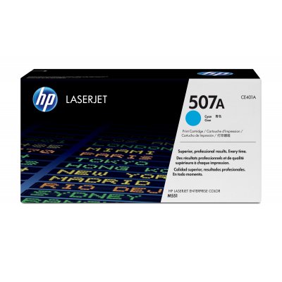 Cartucho de tóner original LaserJet 507A cian
