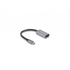 DeLOCK 60020 cable HDMI 0,15 m HDMI tipo A (Estándar) USB Tipo C Negro, Gris