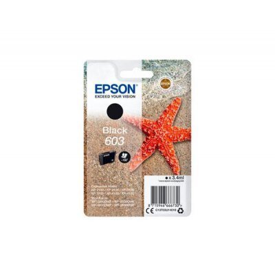 Epson 603 Negro Cartucho de Tinta Original - C13T03U14010