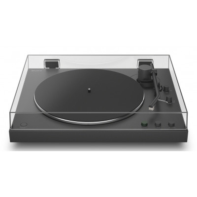 PS-LX3BT Tocadiscos de tracción por correa Negro Automático