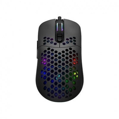 Mouse raton optico deepcool mc310 negro cable 1.3m - 7 botones - 12800 dpi - rgb