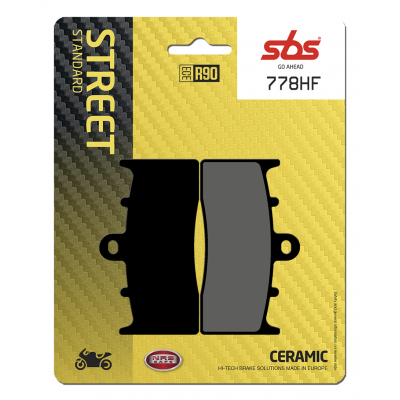 HF Street Ceramic Organic Brake Pads SBS 778HF
