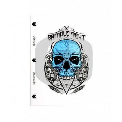 Lamina trasera de personalizacion qcharx calaveras 3
