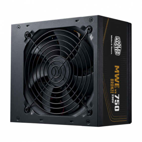 Cooler Master MWE Bronze 750 V3 230V unidad de fuente de alimentación 750 W 24-pin ATX ATX Negro